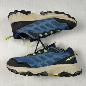 Merrell Speed Strike Men’s Size 10.5 Blue Hiking Shoes Trail Sneakers J135173